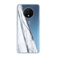 Gestreepte marmer: OnePlus 7T Transparant Hoesje
