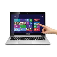 ASUS VivoBook S400CA-BRA-CA215H Notebook 35,6 cm (14") Touchscreen Derde generatie Intel® Core™ i5 4 GB DDR3-SDRAM 500 GB HDD Windows 8 Zwart, Roestvrijstaal - thumbnail
