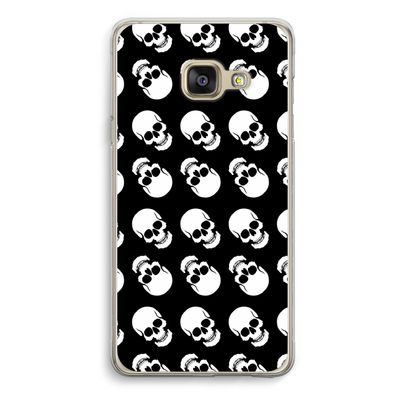Musketon Skulls: Samsung A3 (2017) Transparant Hoesje
