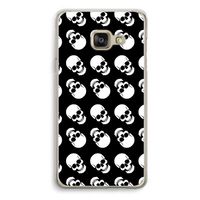 Musketon Skulls: Samsung A3 (2017) Transparant Hoesje