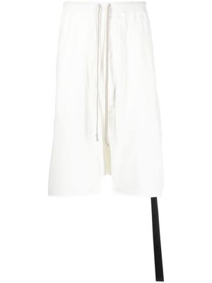 Rick Owens DRKSHDW bermuda à coupe sarouel - Blanc