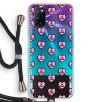 GIRL POWER: Oppo A92 Transparant Hoesje met koord