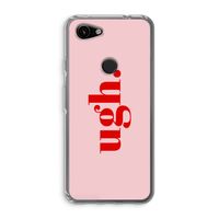 Ugh: Google Pixel 3a Transparant Hoesje