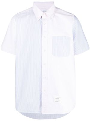 Thom Browne chemise rayée à manches courtes - Rose