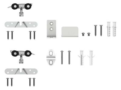 Mooi Deurbeslag Tweede Deurpakket voor Nova Schuifdeursysteem wit