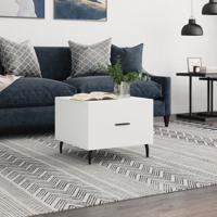 Salontafel 50x50x40 cm bewerkt hout wit
