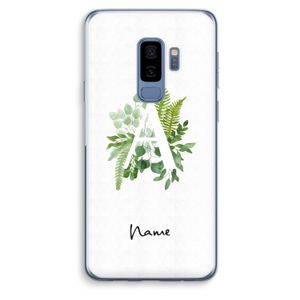 Green Brush: Samsung Galaxy S9 Plus Transparant Hoesje