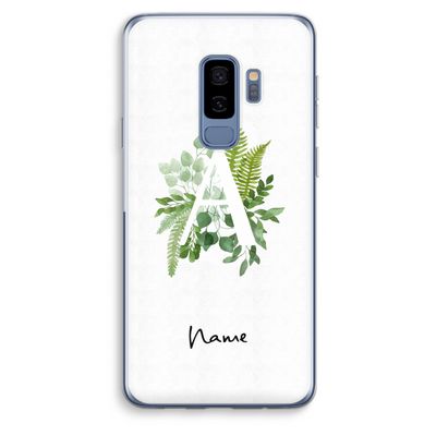 Green Brush: Samsung Galaxy S9 Plus Transparant Hoesje