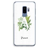 Green Brush: Samsung Galaxy S9 Plus Transparant Hoesje