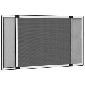 VidaXL Raamhor uitschuifbaar (100-193)x75 cm wit