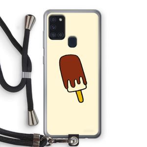 Frisco: Samsung Galaxy A21s Transparant Hoesje met koord