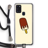 Frisco: Samsung Galaxy A21s Transparant Hoesje met koord
