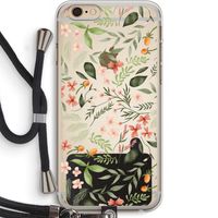 Sweet little flowers: iPhone 6 PLUS / 6S PLUS Transparant Hoesje met koord Sweet little flowers: iPhone 6 PLUS / 6S PLUS Transparant Hoesje met koord