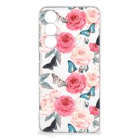 Samsung Galaxy A54 5G TPU Case Butterfly Roses