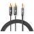 Nedis CATB22200GY50 stereo audiokabel 3.5mm male - 2x RCA male 5 meter