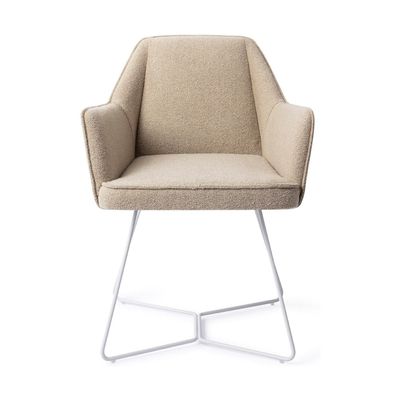 Jesper Home Tome eetkamerstoel beehive white Great Greige