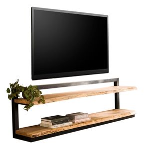 Tv-meubel Edge 180 cm breed massief hout