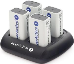 9V Batterijlader everActive NC109 zonder batterijen