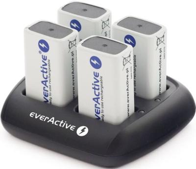 9V Batterijlader everActive NC109 zonder batterijen