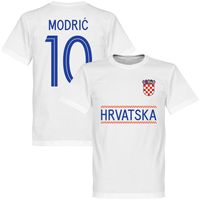 Kroatië Modric 10 Team T-Shirt - thumbnail