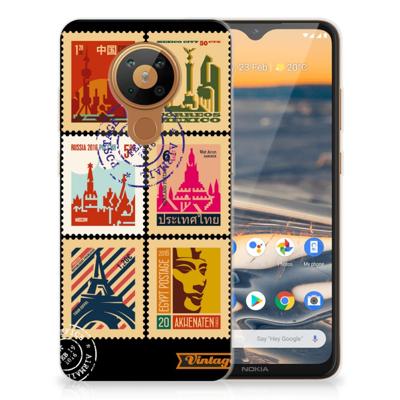 Nokia 5.3 | Silliconen Back Cover | Postzegels