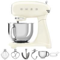 Smeg SMF03CREU mixer Staande mixer Crème 800 W - thumbnail