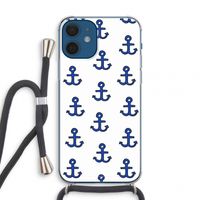 Ankers: iPhone 12 mini Transparant Hoesje met koord Ankers: iPhone 12 mini Transparant Hoesje met koord