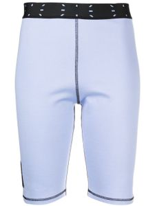 MCQ short de cyclisme à coutures contrastantes - Violet