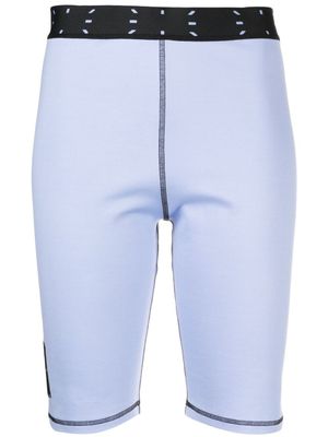 MCQ short de cyclisme à coutures contrastantes - Violet