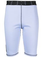 MCQ short de cyclisme à coutures contrastantes - Violet