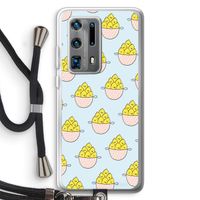 Citroenen: Huawei P40 Pro Plus Transparant Hoesje met koord