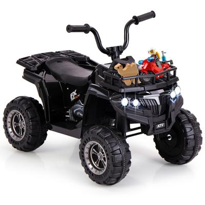 6V Elektrische Quad Voor Kinderen Met Vooruit- en Achteruitfunctie-Zwart