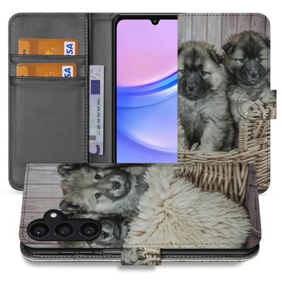 Book Case Hoesje Maken voor de Samsung Galaxy A15 | Eigen telefoonhoesje ontwerpen | Op maat gemaakt