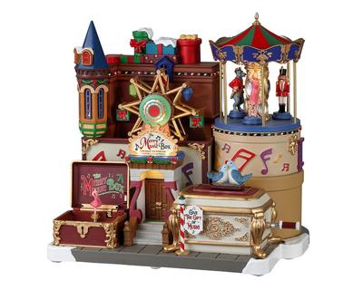 The Merry Music Box 22x31x32 cm Kersthuisje - Lemax