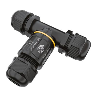 HOFTRONIC™ Kabelverbinder - IP68 Waterdicht - Voor 3 kabels - T-vorm - 4 tot 12 mm - Waterdichte connector