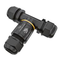 HOFTRONIC™ Kabelverbinder - IP68 Waterdicht - Voor 3 kabels - T-vorm - 4 tot 12 mm - Waterdichte connector