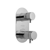 Douchekraan Inbouw Sapho Rhapsody Thermostatisch Afbouwdeel 2-weg Chroom  Sapho