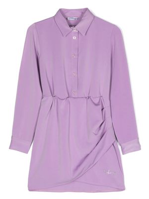 Pinko Kids robe à design superposé - Violet