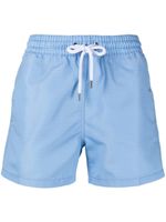 Frescobol Carioca short de bain à motif zigzag - Bleu