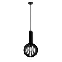 Eglo Zwart houten hanglampVelasco Ø 31cm - 900153