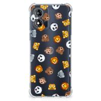 Doorzichtige Silicone Hoesje voor Motorola Moto E13 Dieren Emojis Doorzichtige Silicone Hoesje voor Motorola Moto E13 Dieren Emojis