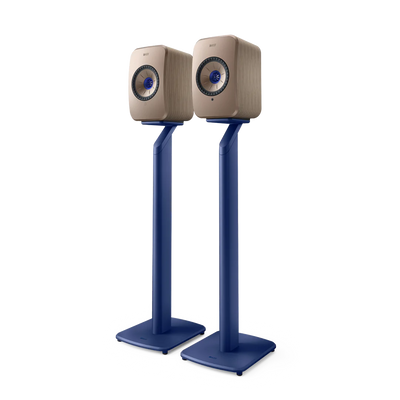KEF Combi Deal S1 Stand + LSX II Wireless Stereo Speakers - Goud/Blauw