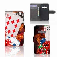 Samsung Galaxy Xcover 3 | Xcover 3 VE | Wallet Case | met Pasjes | Casino Samsung Galaxy Xcover 3 | Xcover 3 VE | Wallet Case | met Pasjes | Casino