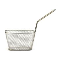 Frietmandje/patatjes serveermandje - zilver - metaal - 18 x 13 x 10 cm - draadmandje Frietmandje/patatjes serveermandje - zilver - metaal - 18 x 13 x 10 cm - draadmandje