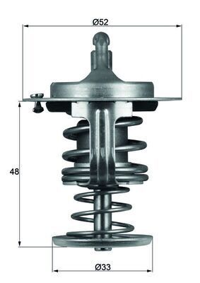 Thermostaat, koelvloeistof TX8280D