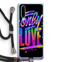 Only Love: Huawei P30 Transparant Hoesje met koord