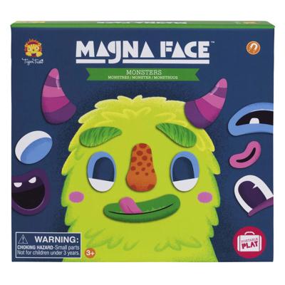 Selecta Magna face - monsters magneetspel