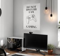 Niet storen gamen canvas schilderij