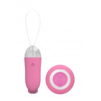 Jayden - Dual Rechargeable Vibrating Remote Toy - Pink