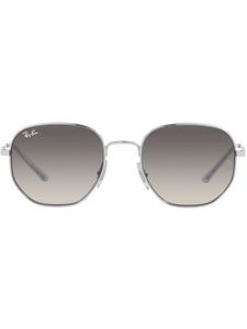 Ray-Ban lunettes de soleil à monture hexagonale - Argent